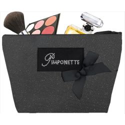 Trousse de Toilette Femme - Scintillant noir