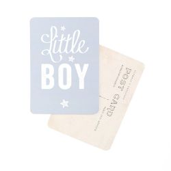 Carte Little Boy - Bleu