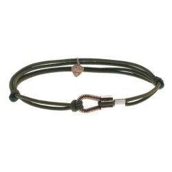 Bracelet Me en corde de Basse - Kaki