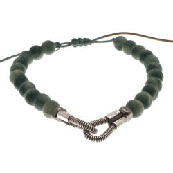 Bracelet You & Me en corde de Basse - Jaspe