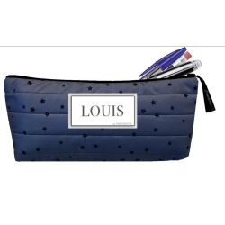 Trousse scolaire Personnalisée - Etoile bleu 