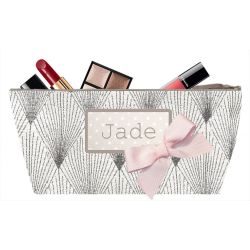 Trousse Personnalisée - Gatsby blanc