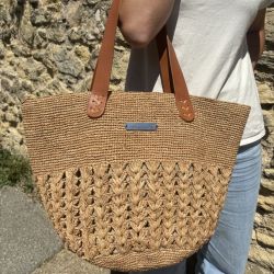 Sac cabas raphia Esta