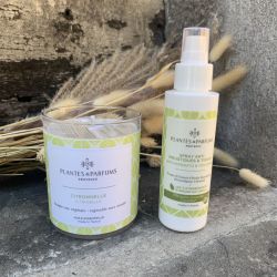 Bougie végétale Citronelle Bio - anti moustique