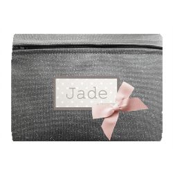 Pochette Trendy Scintillant gris