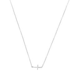 Collier petite Croix argent