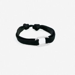Bracelet maillon - large noir