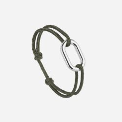 Bracelet maillon - Kaki