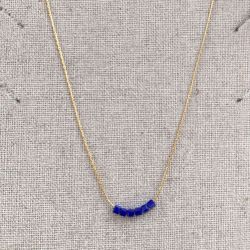 Collier Simply - bleu