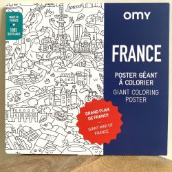 Poster géant à colorier - France