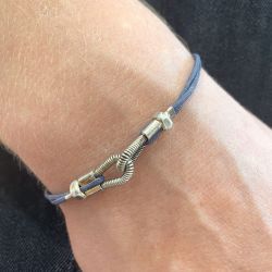 Bracelet You & Me en corde de Basse - Jean