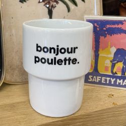 Félicie Aussi - Mug Bonjour Poulette