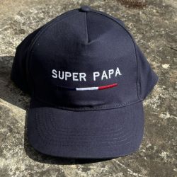 Casquette Super Papa - Marine