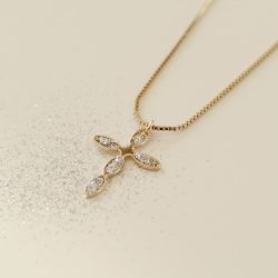 Collier Croix Céleste Poëmia