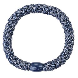 Elastique cheveux KKNEKKI - Bleu Navy argent Glitter