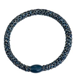 Elastique cheveux KKNEKKI - Fin Bleu Navy Glitter