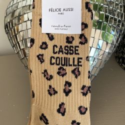 Félicie Aussi - Chaussettes Casse Couille Léopard