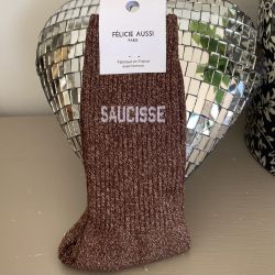 Félicie Aussi - Chaussettes Saucisse à Paillettes