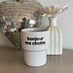 Félicie Aussi - Mug Bonjour Ma Chatte