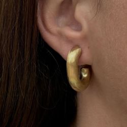 Boucle d'oreille créoles Grecque 