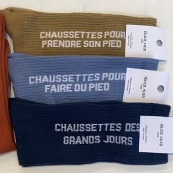 Félicie Aussi - Chaussettes Homme Pour prendre son Pied