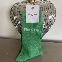 Félicie Aussi - Chaussettes Poulette à Paillettes 