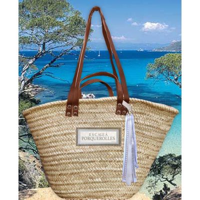 Panier Osier - Panier de plage pour homme & femme - à offrir à la destination des vacances!