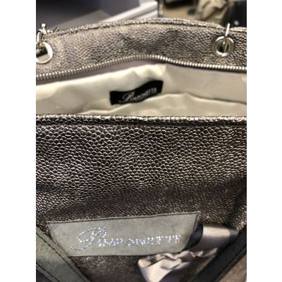 Sac cabas Personnalisé - Saya gris bronze - Intérieur doublé et fermé par une glissière