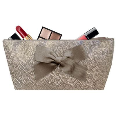 Trousse Personnalisée - Trousse personnalisée avec noeud - Trousse maquillage - Saya Miel