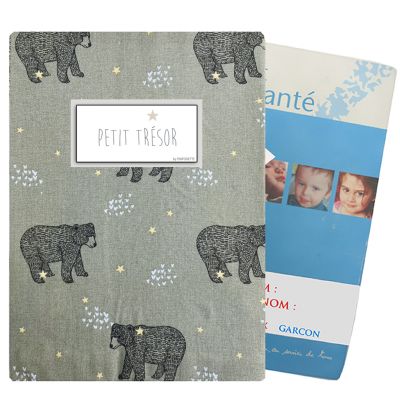 Protège Carnet de santé personnalisé - Petit Trésor - Protège Carnet de santé