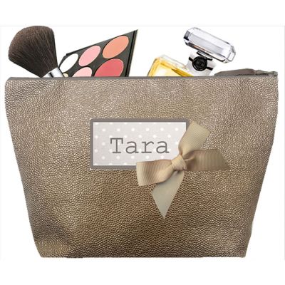 Trousse de toilette Femme - Trousse personnalisée avec le prénom ou les initiales - Cadeau personnalisé - Saya Miel