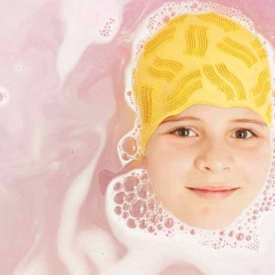 Sels de bain crépitants Rose pour enfant