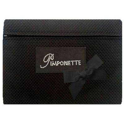 Pochette Trendy Tweed noir by Pimponette