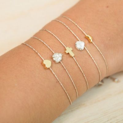 Sophie Deschamps les Bracelets Mini sur cordon & plaqué Argent 925 - Made in Lyon