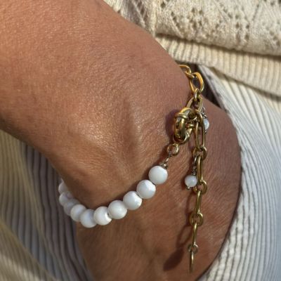 Bracelet Nacre Bahia avec joli fermoir 