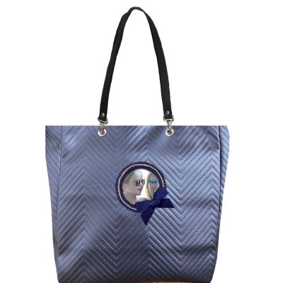 Sac Cabas Personnalisé - Diabolo bleu