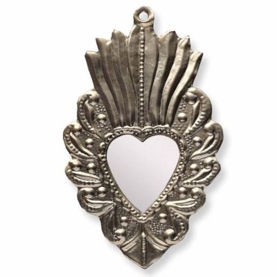 Ex-Voto Miroir Aza argent Boncoeurs 