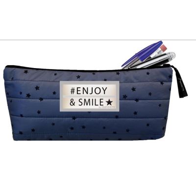 Trousse scolaire Personnalisée - bleu étoile