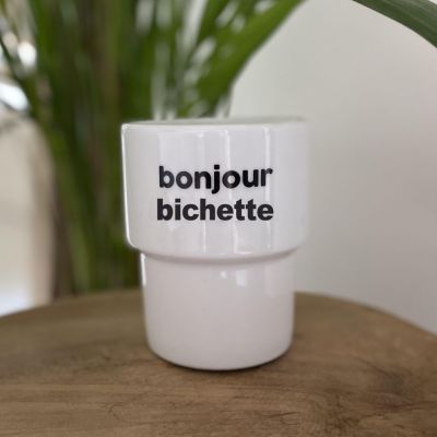 Felicie Aussi - mug bonjour bichette 