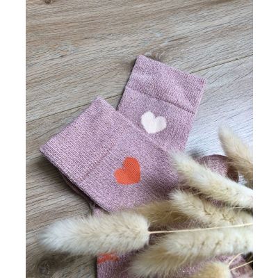 Chaussettes dépareillées à paillettes 