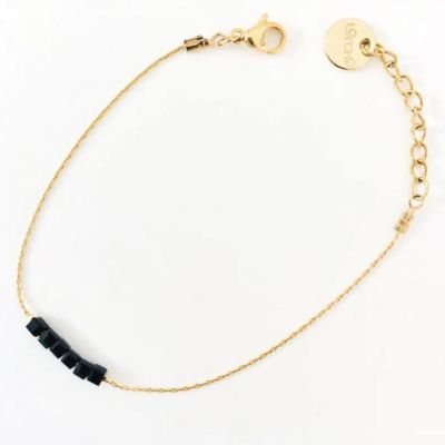 litchi - collier simply noir