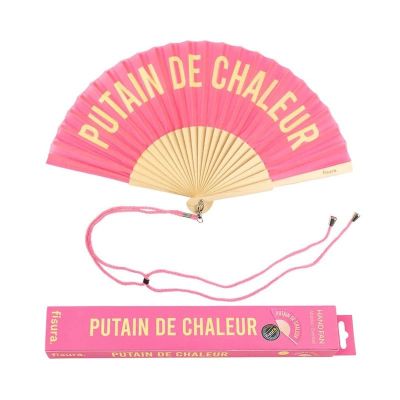 fisura - eventail putain de chaleur rose 