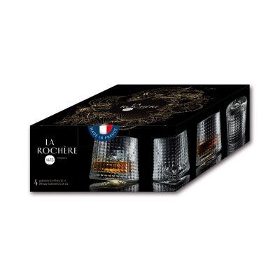 Coffret 4 Verres Whisky Blossom