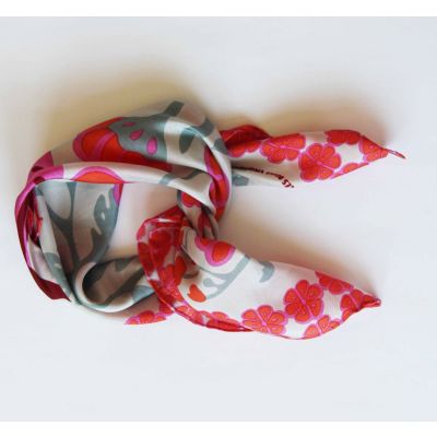 Les belles Vagabondes - mini foulard en soie dans sa jolie boite