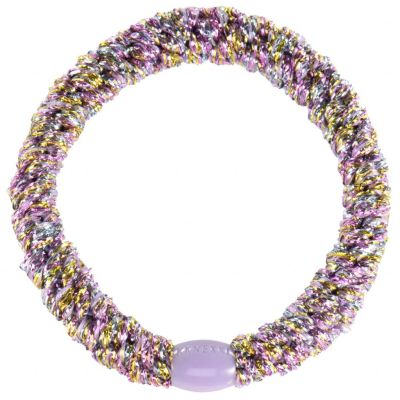 Elastique cheveux KKNEKKI - Licorne glitter, mauve irisé