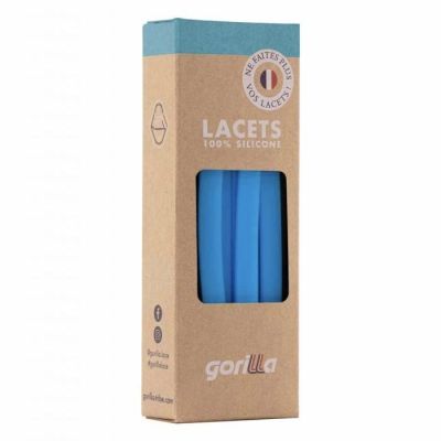 GORILLA Lacets élastiques en Silicone - Confort, pratique et stylé