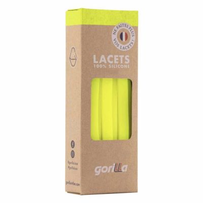 GORILLA Lacets élastiques en Silicone - Confort, pratique et stylé