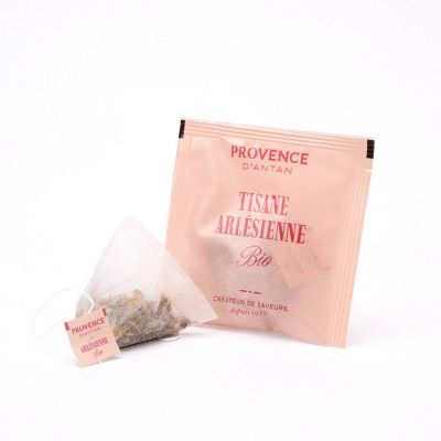 Infusion Bio - Camomille, Thym, Romarin, Lavande, Arôme naturel d'Abricot, Abricot 