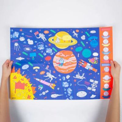 Omy - poster & 60 stickers Solar System