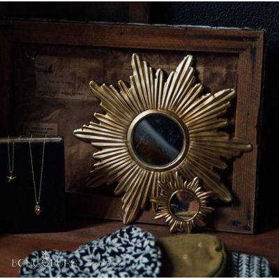 Ex voto miroir Soleil Boncoeurs : 2 tailles